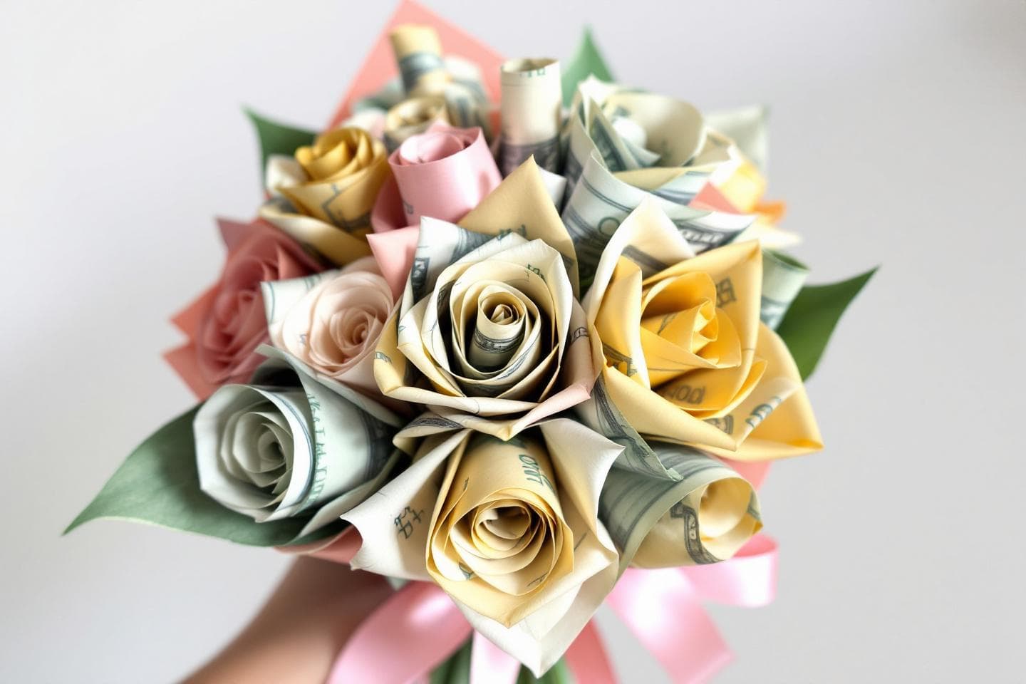 How to Make a Money Flower Bouquet