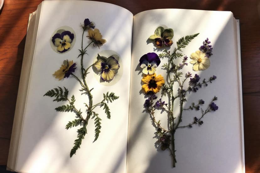 How to Press Flowers