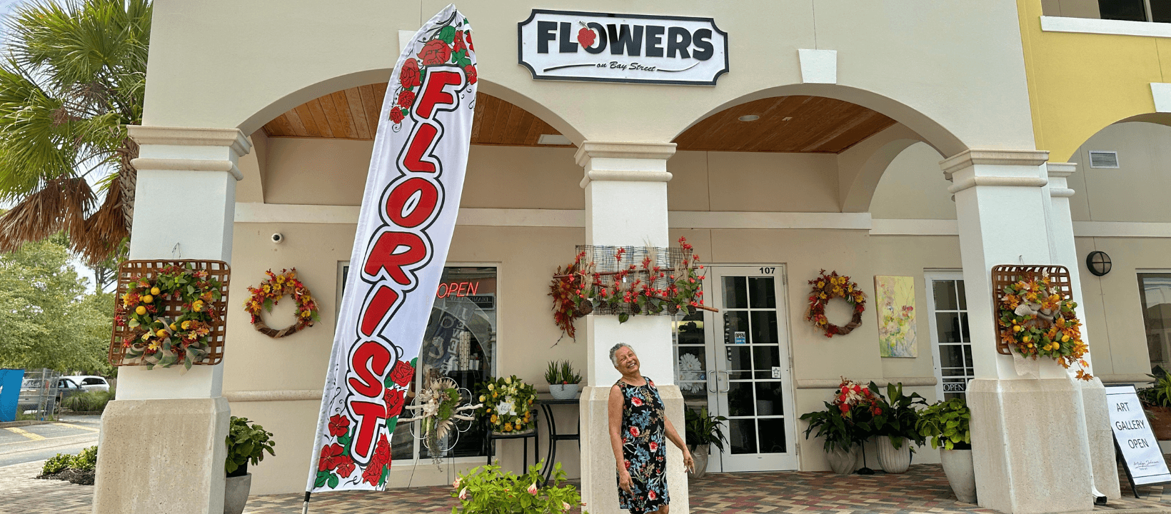 Flowers On Bay Street - Image 1