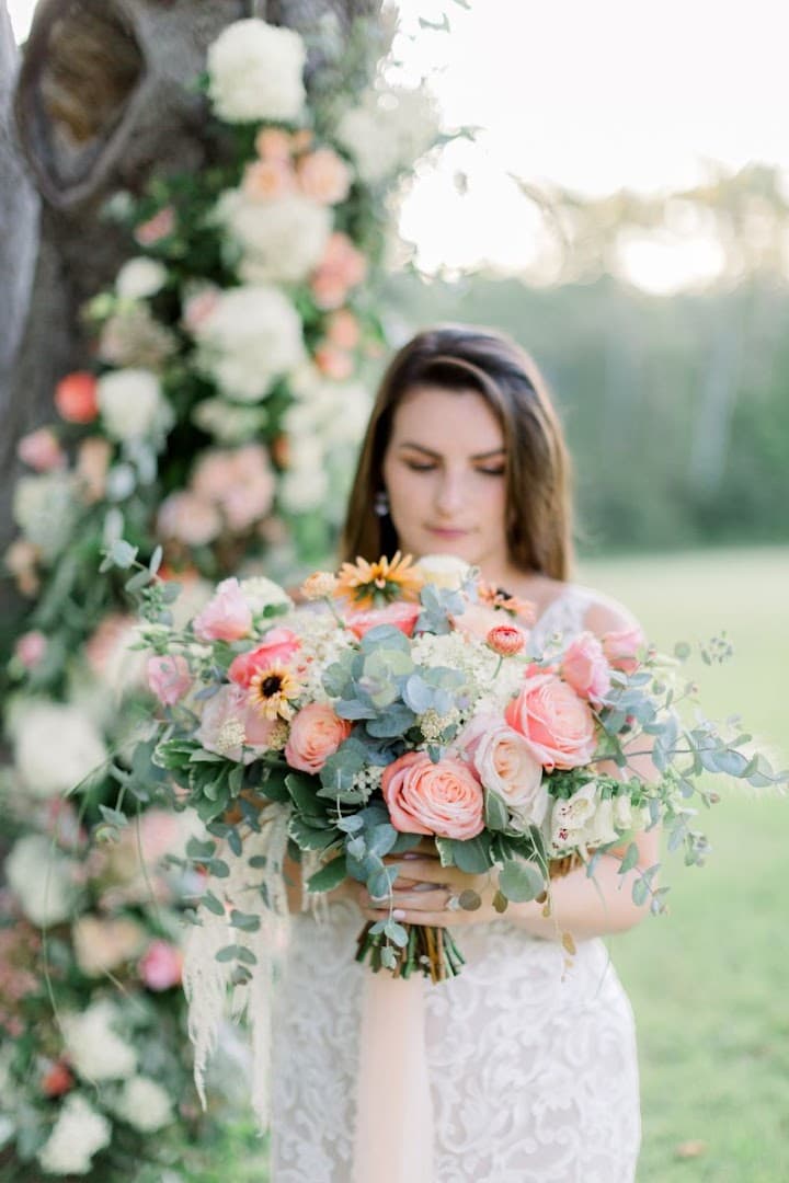 Geraniums Red Delphiniums Blue - Image 1