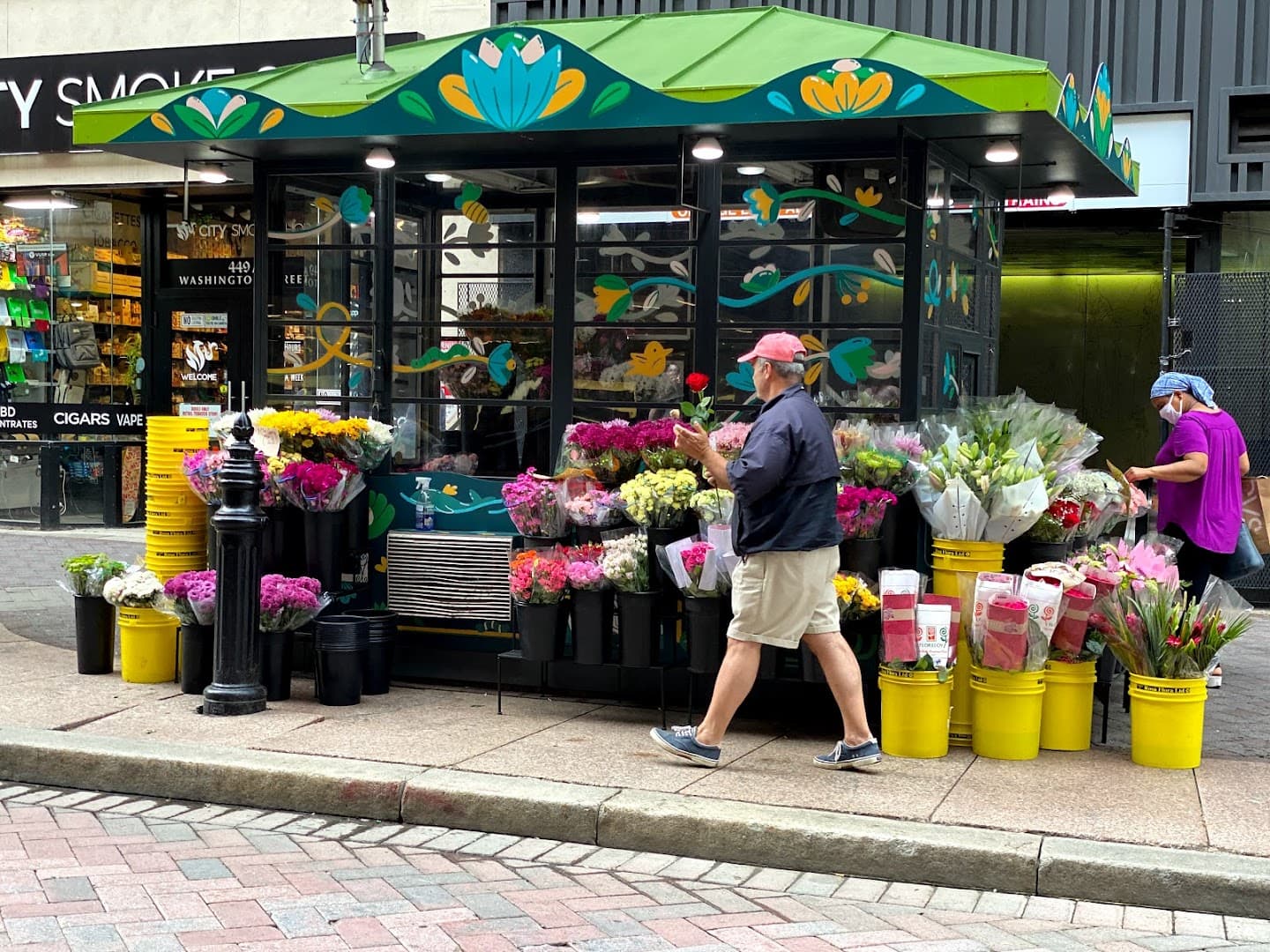 Downtown Crossing Flowers by robin - Image 1