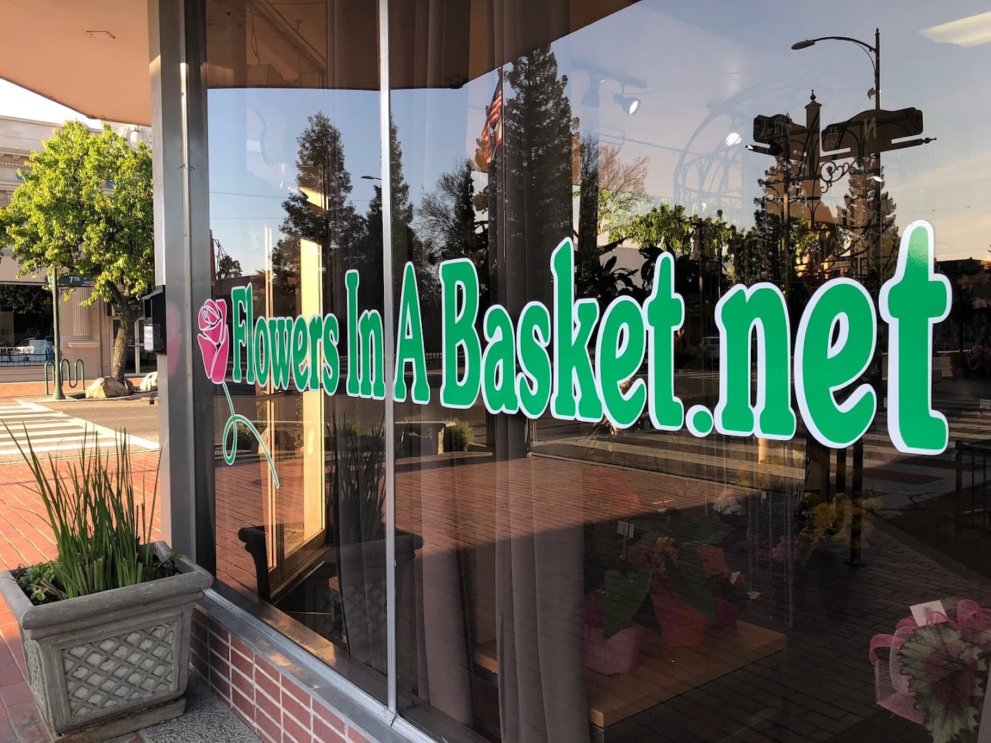 Flowers In A Basket - Image 1