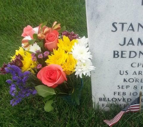 Fort Snelling Cemetery Flowers - Image 1