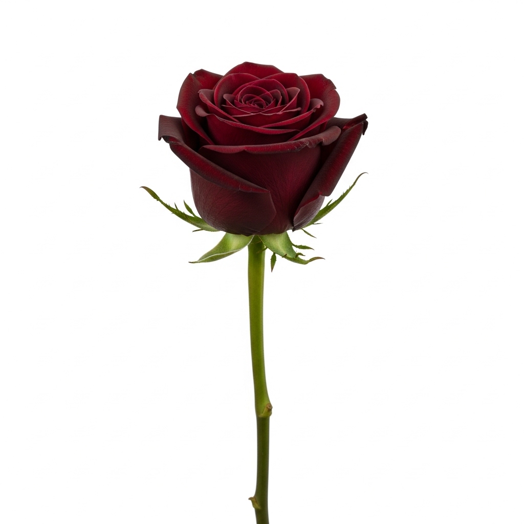 Black Baccara Rose (Rosa 'Black Baccara')