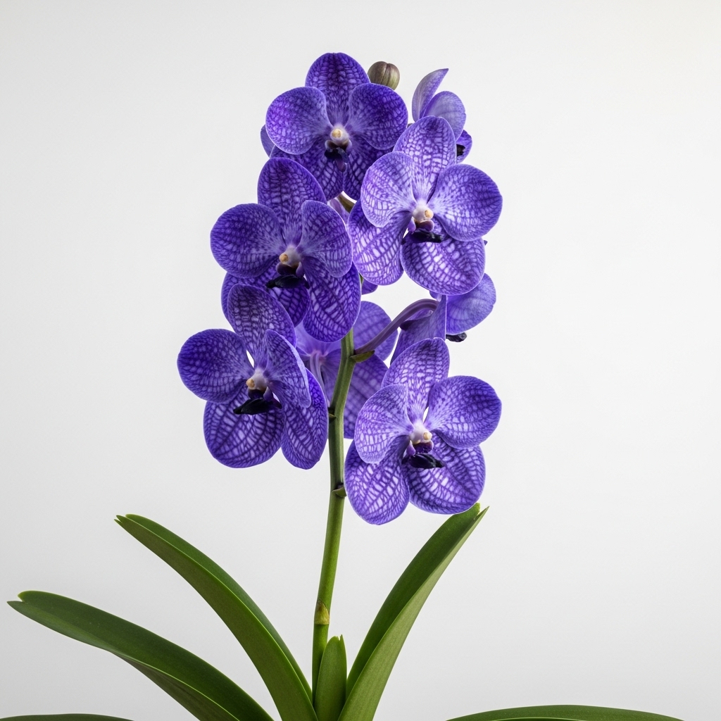 Vanda Orchid (Vanda coerulea)